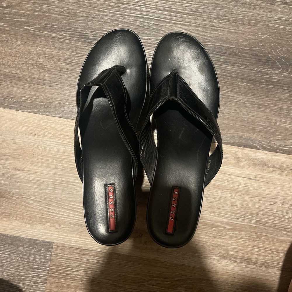 Vintage prada platform shoes